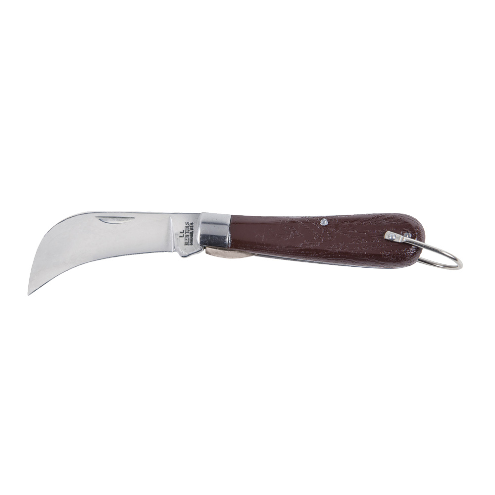 Klein Carbon Steel Hawkbill Slitting Blade Pocket Knife 1550-4