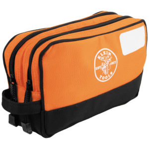 Klein Double Zipper Bag, 10 x 6-Inch, Orange 55582-4