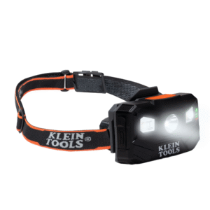 Klein Rechargeable Headlamp with Fabric Strap, 400 Lumens, All-Day Runtime 56048