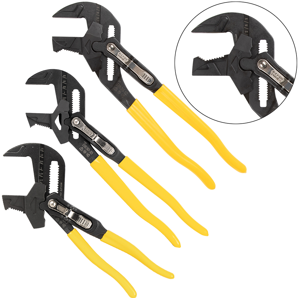 Klein 3pc. Pliers Wrench Set D53003KIT