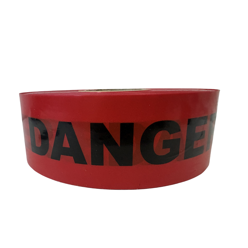 Heavy Duty Thick Danger Tape 3" x 300m