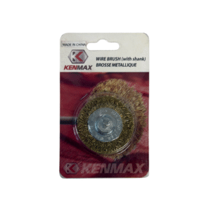 Kenmax Wheel Wire Brush with Shank