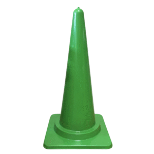 Hayashi Lightweight Plastic Traffic Cone 30" - Green
