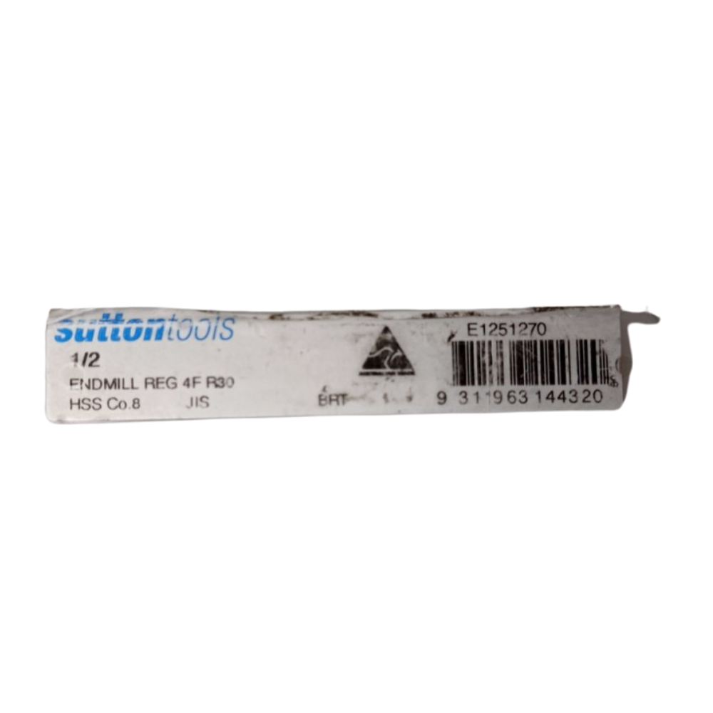 Sutton HSS Cobalt 8% 4-Flute Regular End Mill - Image 4