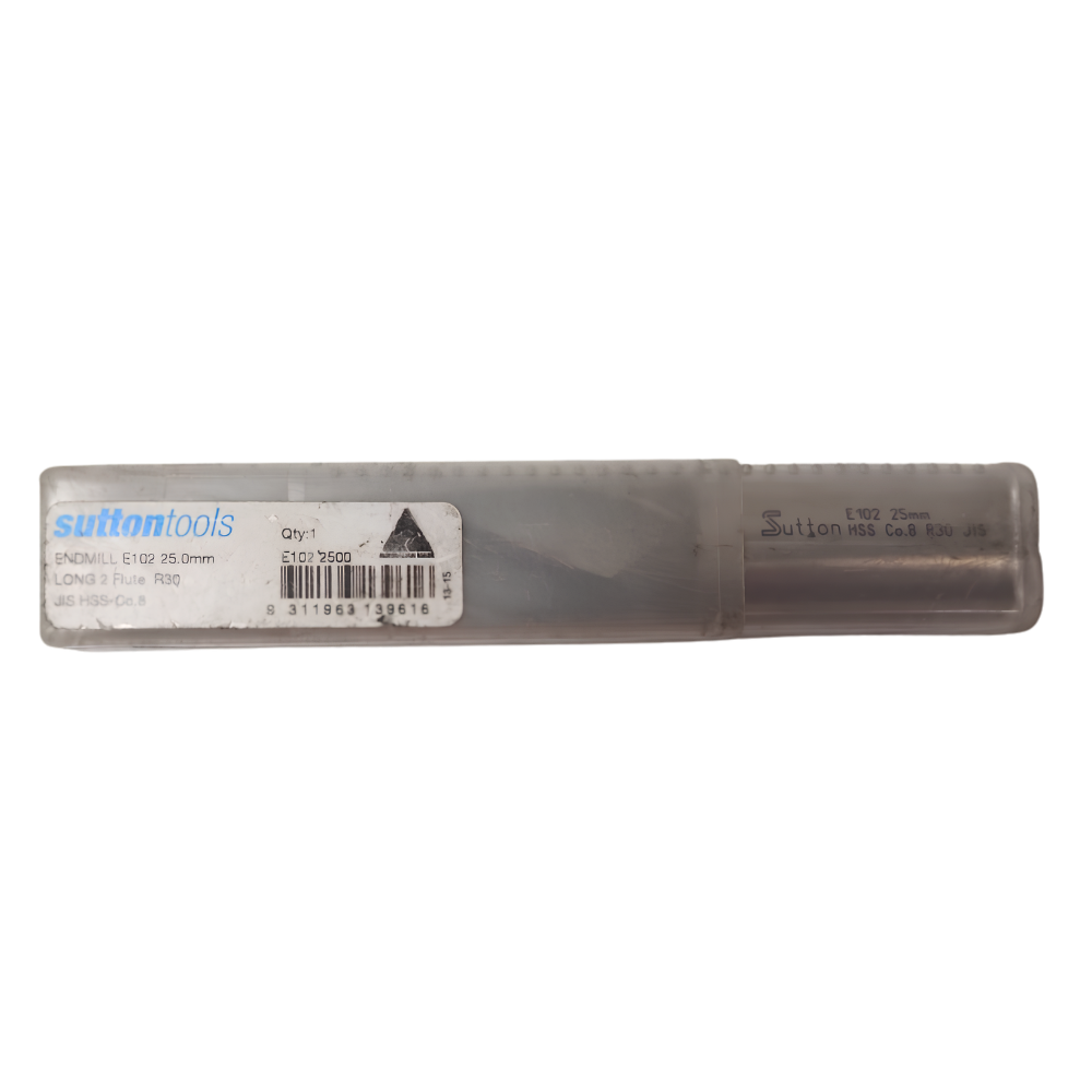 Sutton HSS Cobalt 8% Regular 2-Flute End Mill - Image 4