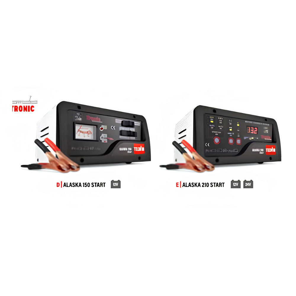 Telwin Battery Charger and Maintainer with TRONIC Technology ALASKA SERIES