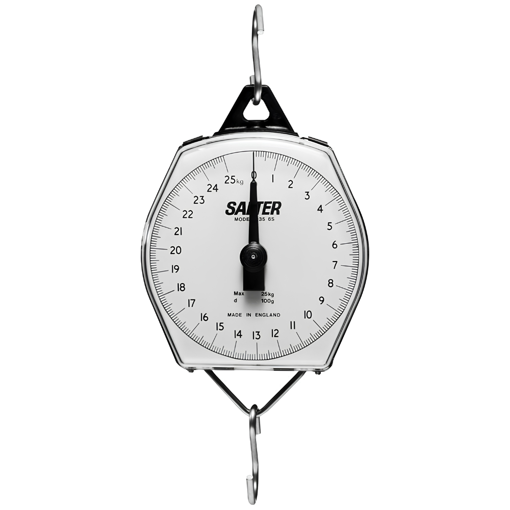 Salter Brecknell Mechanical Hanging Scale 25kgs. x 100g 235-6S
