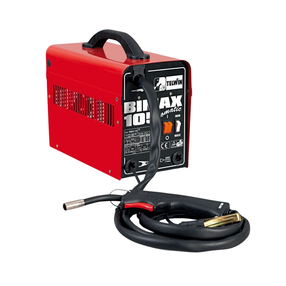 Telwin Compact 230 V transformer-based MIG/FLUX welding machine BIMAX 105 Made in Italy