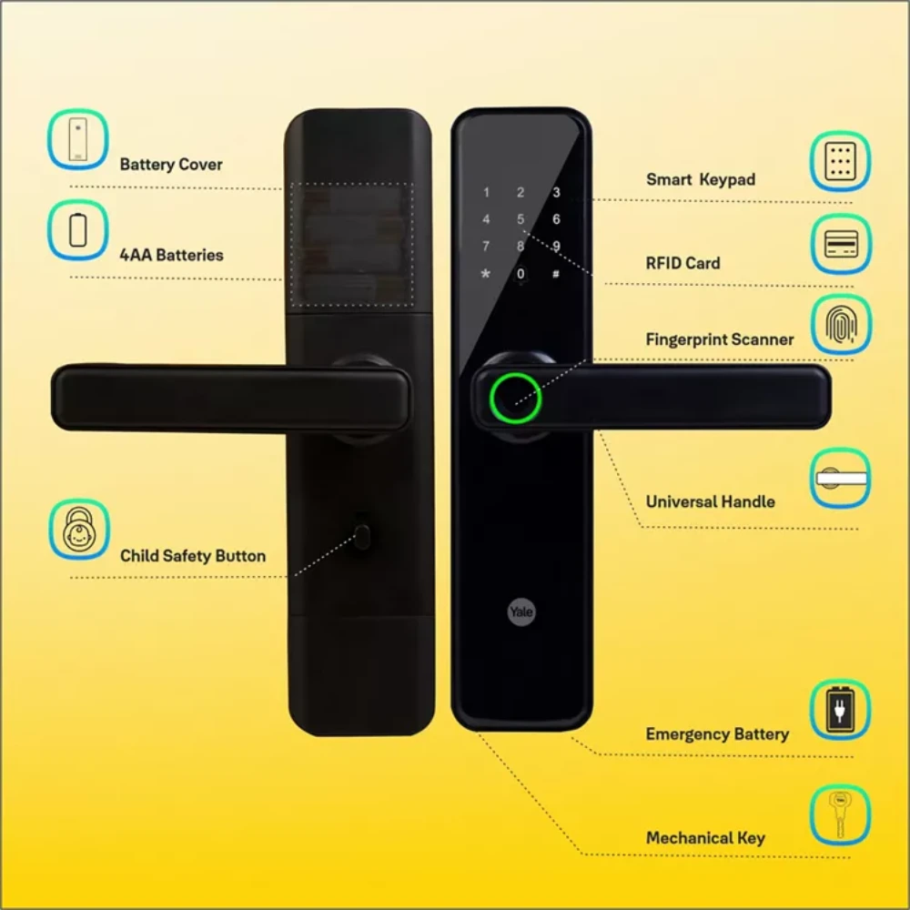 Yale Smart Digital Mortise Lock YDME-50 NxT - Image 3